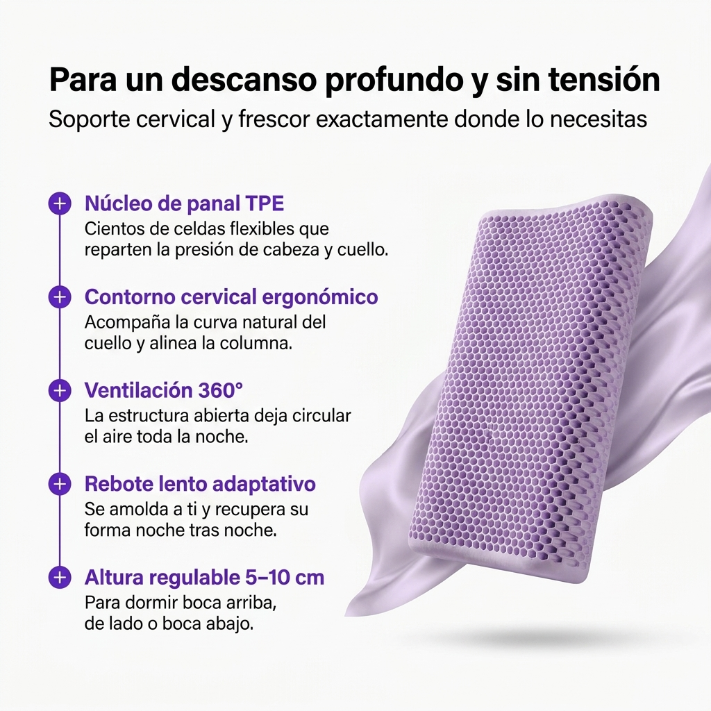 Almohada Cervical Ergonómica Germixy™ + Funda de Regalo